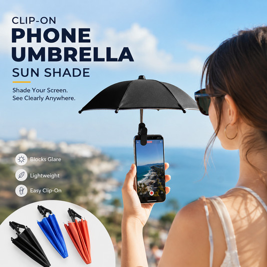 Clip-On Handy Regenschirm Sonnenschutz