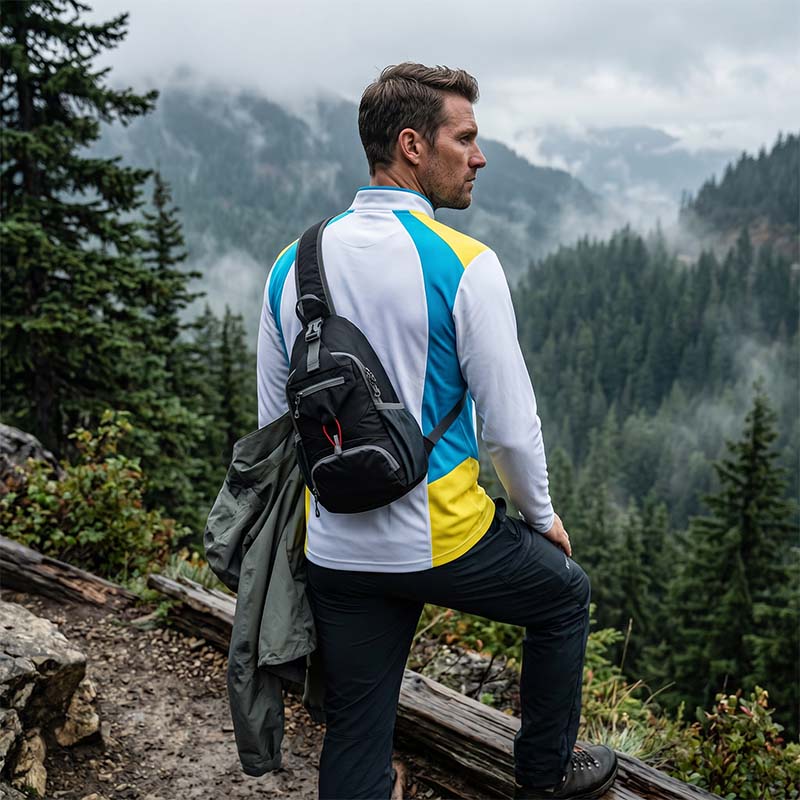 🎒 50% Rabatt | Smarte Organisation & kompakter Komfort – Herren Sling Bag