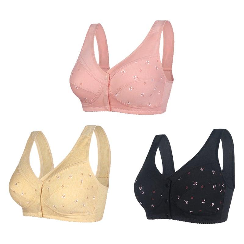 🌹Design für Senior Front Closure Baumwoll-BH🔥Für begrenzte Zeit 50 % Rabatt🔥