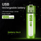 🔋💥Lithium-AA-Akkus mit USB-Anschluss – Konstante Ausgangsspannung von 1,5 V, lange Laufzeit (über 1000 Ladezyklen)♻️