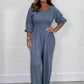 🥰Heißer Verkauf 49% RABATT💕Damen-Sommeroverall mit elastischer Taille