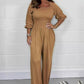 🥰Heißer Verkauf 49% RABATT💕Damen-Sommeroverall mit elastischer Taille