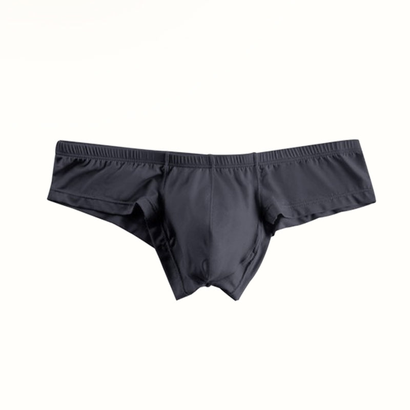 💐Einfarbige, atmungsaktive Slips mit niedriger Taille für Herren
