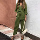 💛50% Rabatt🌸2-teiliges Set für Frauen - Hemd und Hose in Übergröße