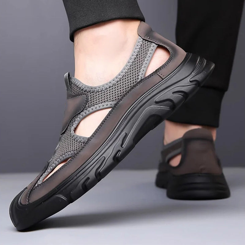 📊 Über 200.000 Verkäufe – Dankeschön mit 50% Rabatt! Leichte, rutschfeste Outdoor-Wanderschuhe für Männer mit geschlossener Spitze