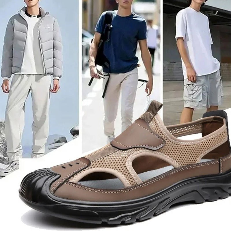 📊 Über 200.000 Verkäufe – Dankeschön mit 50% Rabatt! Leichte, rutschfeste Outdoor-Wanderschuhe für Männer mit geschlossener Spitze