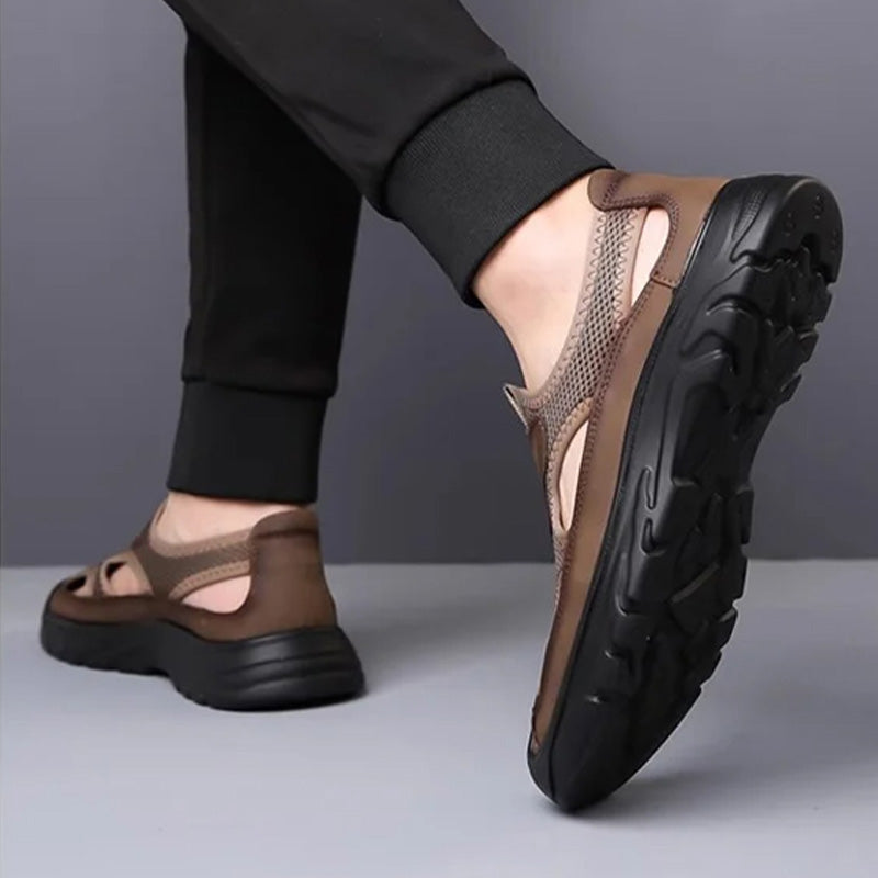 📊 Über 200.000 Verkäufe – Dankeschön mit 50% Rabatt! Leichte, rutschfeste Outdoor-Wanderschuhe für Männer mit geschlossener Spitze