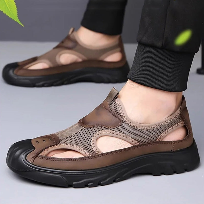 📊 Über 200.000 Verkäufe – Dankeschön mit 50% Rabatt! Leichte, rutschfeste Outdoor-Wanderschuhe für Männer mit geschlossener Spitze