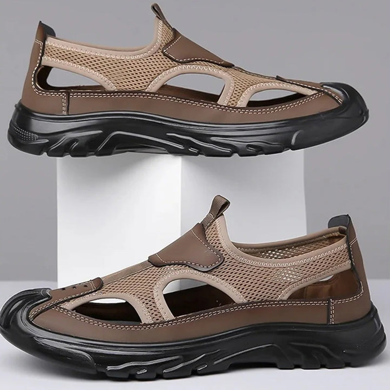 📊 Über 200.000 Verkäufe – Dankeschön mit 50% Rabatt! Leichte, rutschfeste Outdoor-Wanderschuhe für Männer mit geschlossener Spitze