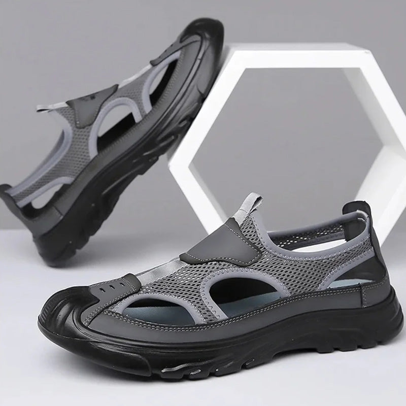 📊 Über 200.000 Verkäufe – Dankeschön mit 50% Rabatt! Leichte, rutschfeste Outdoor-Wanderschuhe für Männer mit geschlossener Spitze