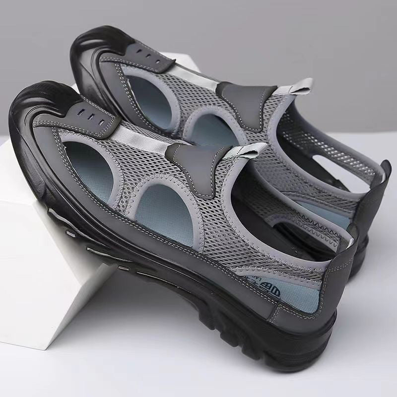 📊 Über 200.000 Verkäufe – Dankeschön mit 50% Rabatt! Leichte, rutschfeste Outdoor-Wanderschuhe für Männer mit geschlossener Spitze