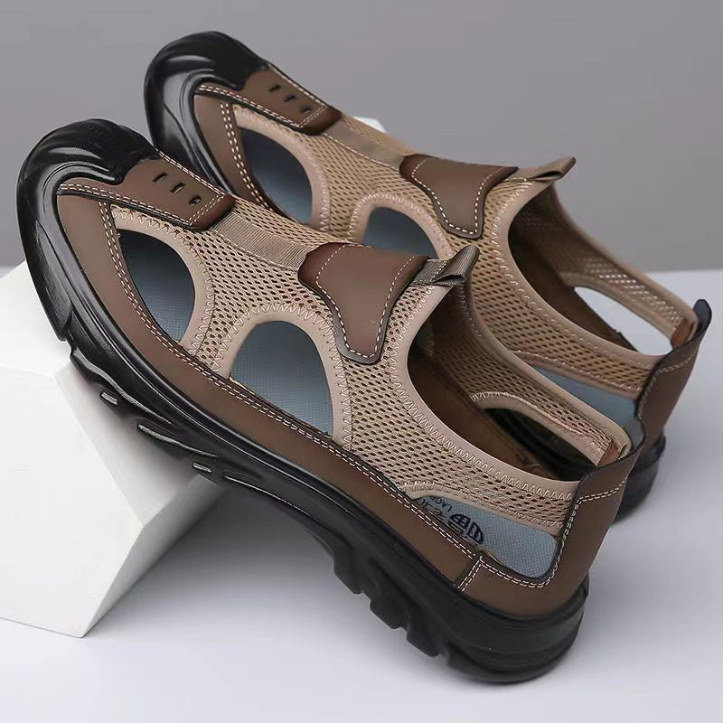 📊 Über 200.000 Verkäufe – Dankeschön mit 50% Rabatt! Leichte, rutschfeste Outdoor-Wanderschuhe für Männer mit geschlossener Spitze