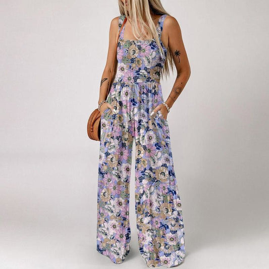 50 % Rabatt💕🦋 Lässiger, ärmelloser Overall mit Aufdruck für Damen💕