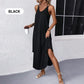 Modisches, atmungsaktives Spaghettiträgerkleid