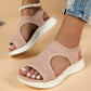 🌺Bequeme atmungsaktive flache Sandalen mit offener Zehe für Damen im Sommer