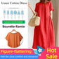 💥50% RABATT👗Kleid aus Leinen und Baumwolle