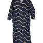 Boho-Kleid mit langen Ärmeln und Streifen
