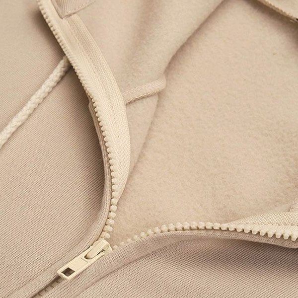 Herbst/Winter – Damen-Kapuzenpullover mit Reißverschluss
