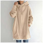 Herbst/Winter – Damen-Kapuzenpullover mit Reißverschluss
