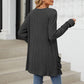 🍂Frühherbst-Specials 50% RABATT🥰Lässiger langärmeliger Strickmantel für Damen mit offener Vorderseite