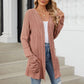 🍂Frühherbst-Specials 50% RABATT🥰Lässiger langärmeliger Strickmantel für Damen mit offener Vorderseite