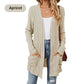 🍂Frühherbst-Specials 50% RABATT🥰Lässiger langärmeliger Strickmantel für Damen mit offener Vorderseite