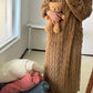 ☃️ Warm & festlich – Korallensamt-Hauskleidung – Weicher Stoff, bequemer Schnitt & vielseitig kombinierbar