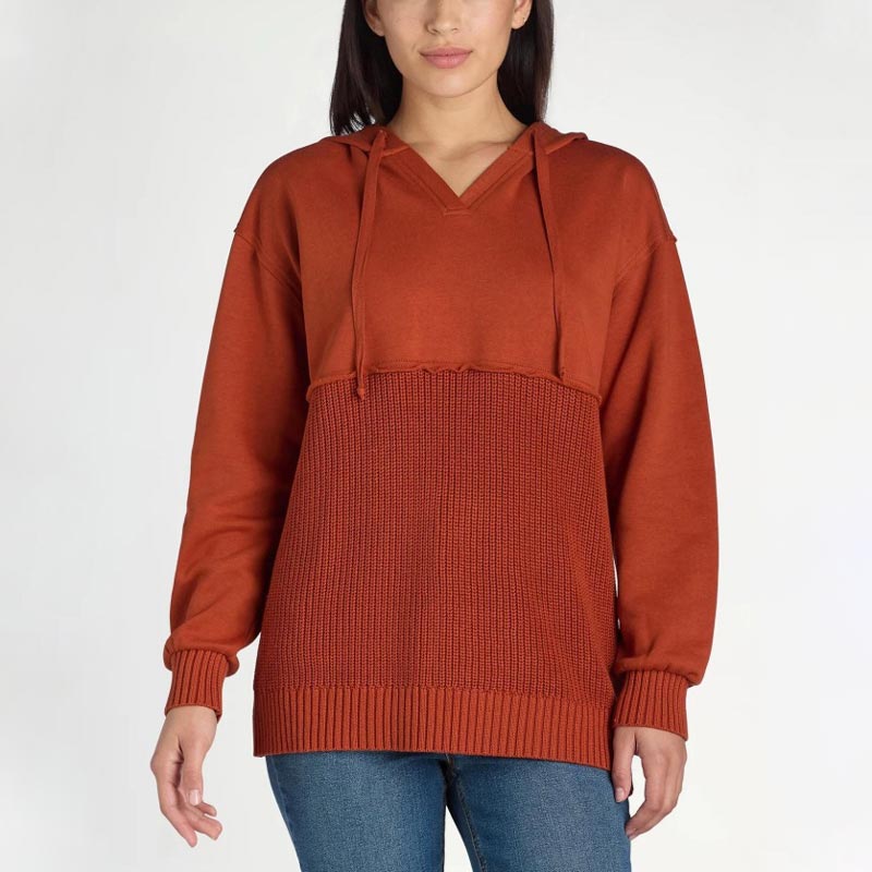 50%Rabatt🔥 Einzigartiger und schicker Patchwork-Hoodie für Damen