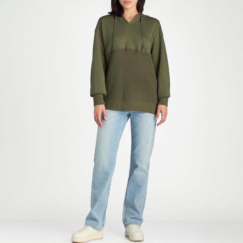 50%Rabatt🔥 Einzigartiger und schicker Patchwork-Hoodie für Damen