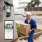 🎥Kostenlose Lieferung nach Hause📦Solarbetriebene Low-Power-Kamera 360 Grad 1080P drahtlose WIFI-Überwachung im Freien 4G Nachtsicht Vollfarbe