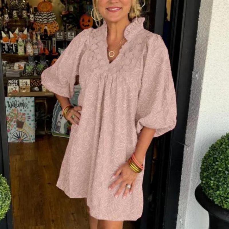🌟Lässiges, lockeres Midikleid für Damen