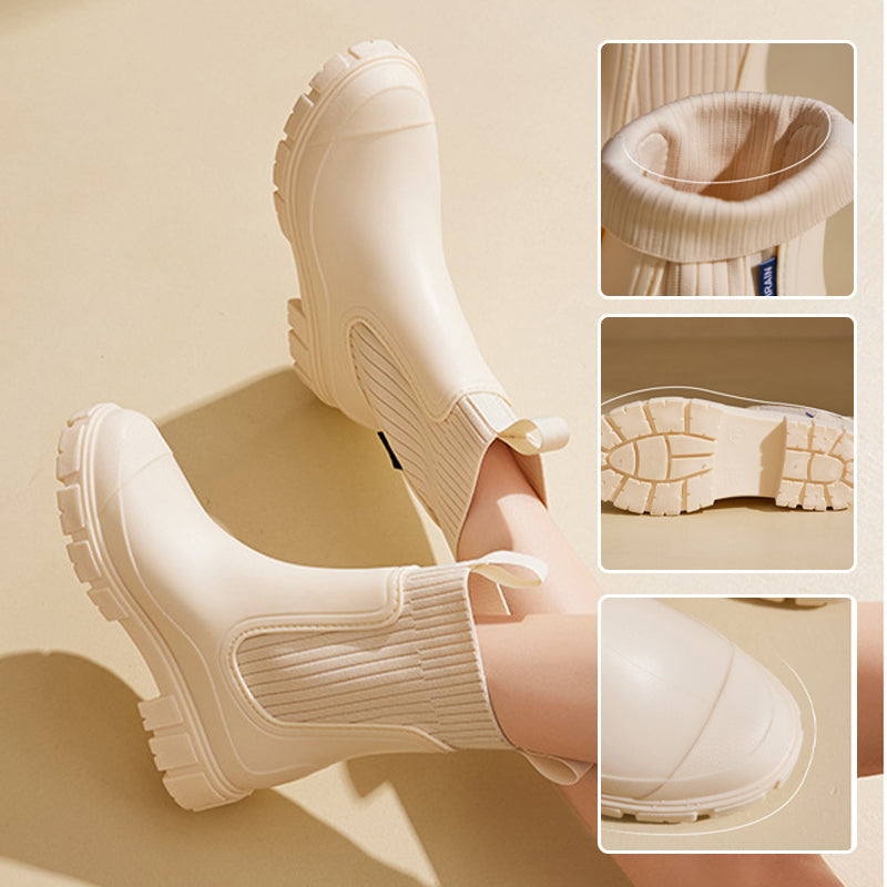 ⏳Begrenzter Zeit‑Sale 50 % RABATT🔥🥾💦Wasserdichte rutschfeste Stiefel mit dicker Sohle, Wadenhoch🎁