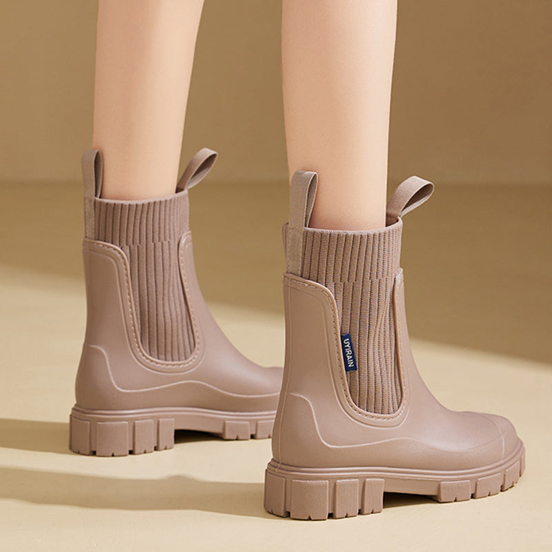 ⏳Begrenzter Zeit‑Sale 50 % RABATT🔥🥾💦Wasserdichte rutschfeste Stiefel mit dicker Sohle, Wadenhoch🎁