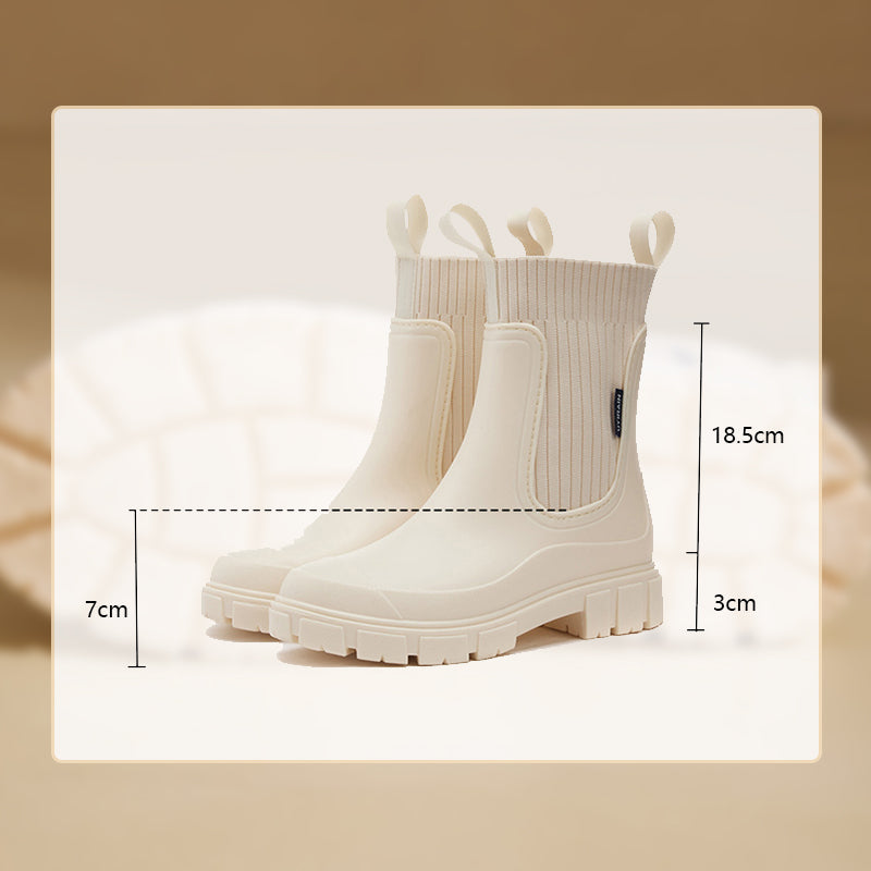 ⏳Begrenzter Zeit‑Sale 50 % RABATT🔥🥾💦Wasserdichte rutschfeste Stiefel mit dicker Sohle, Wadenhoch🎁