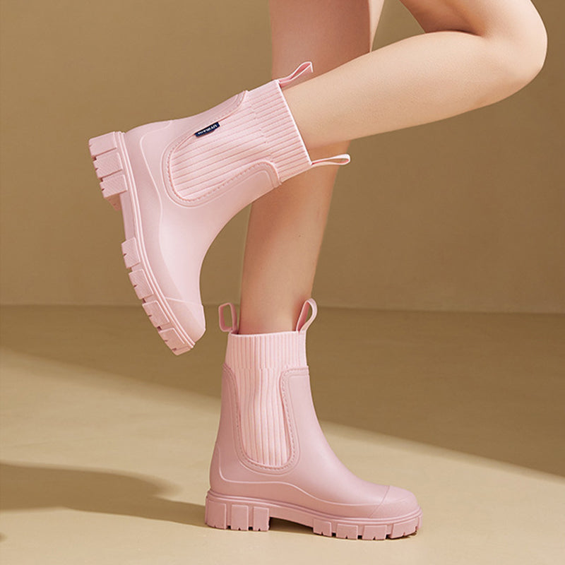 ⏳Begrenzter Zeit‑Sale 50 % RABATT🔥🥾💦Wasserdichte rutschfeste Stiefel mit dicker Sohle, Wadenhoch🎁