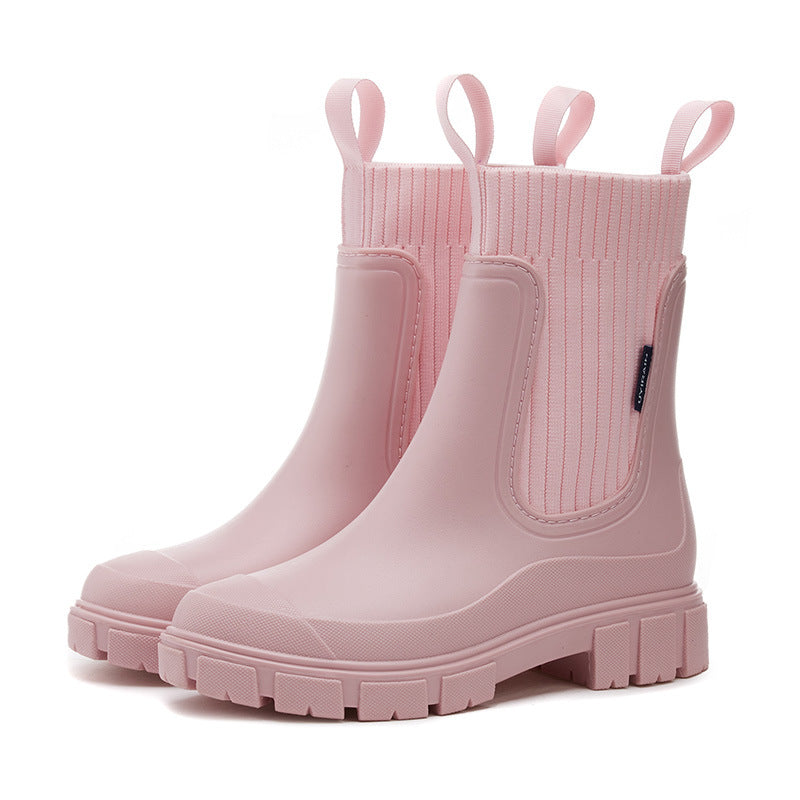 ⏳Begrenzter Zeit‑Sale 50 % RABATT🔥🥾💦Wasserdichte rutschfeste Stiefel mit dicker Sohle, Wadenhoch🎁