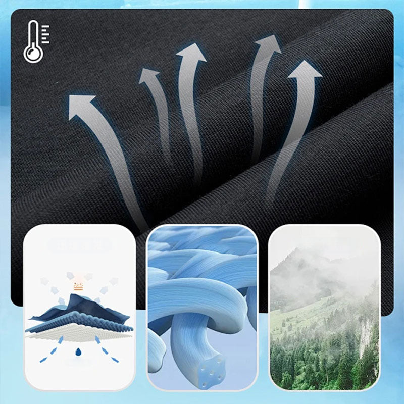 Herrenhose mit elastischem Bund und geradem Bein