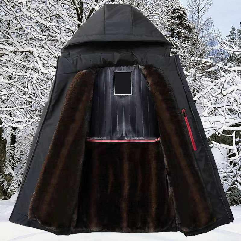 ❄️Winter Specials❄️Dicker Thermo-Parka mit Kapuze für Herren🧥