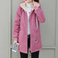 [Wintergeschenk] Warme Winterjacke aus Kunstlammfell für Damen