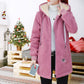 [Wintergeschenk] Warme Winterjacke aus Kunstlammfell für Damen