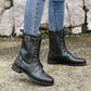 🔥2025 Heißer Verkauf😍Vintage-Stiefel mit runder Kappe  und seitlichem Reißverschluss