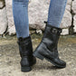 🔥2025 Heißer Verkauf😍Vintage-Stiefel mit runder Kappe  und seitlichem Reißverschluss