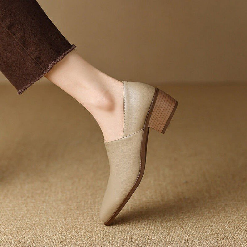 🌸Herbstschlussverkauf🌸Zeitlich begrenzt 50%RABATT💕Weiche Vintage-Schlupfschuhe mit spitzer Spitze für Damen