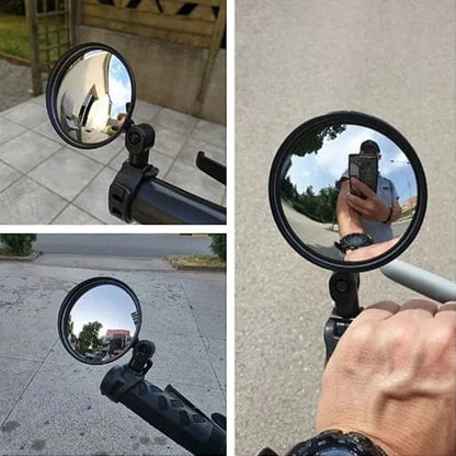 Sicherer 360° Rückspiegel für Rad- und Mopedfahrer