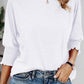 🔥Schneller Verkauf🏆Mode für Damen: Basic-Business-T-Shirts mit 3/4-Ärmeln und Rundhalsausschnitt