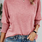 🔥Schneller Verkauf🏆Mode für Damen: Basic-Business-T-Shirts mit 3/4-Ärmeln und Rundhalsausschnitt