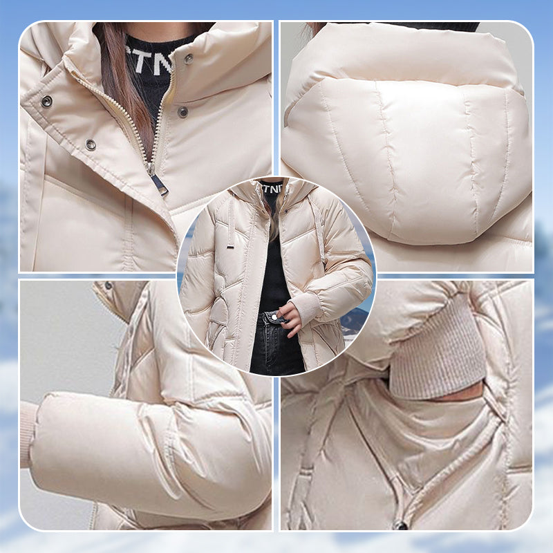 Warme, leichte Winterjacke für Damen
