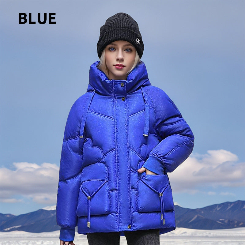 Warme, leichte Winterjacke für Damen