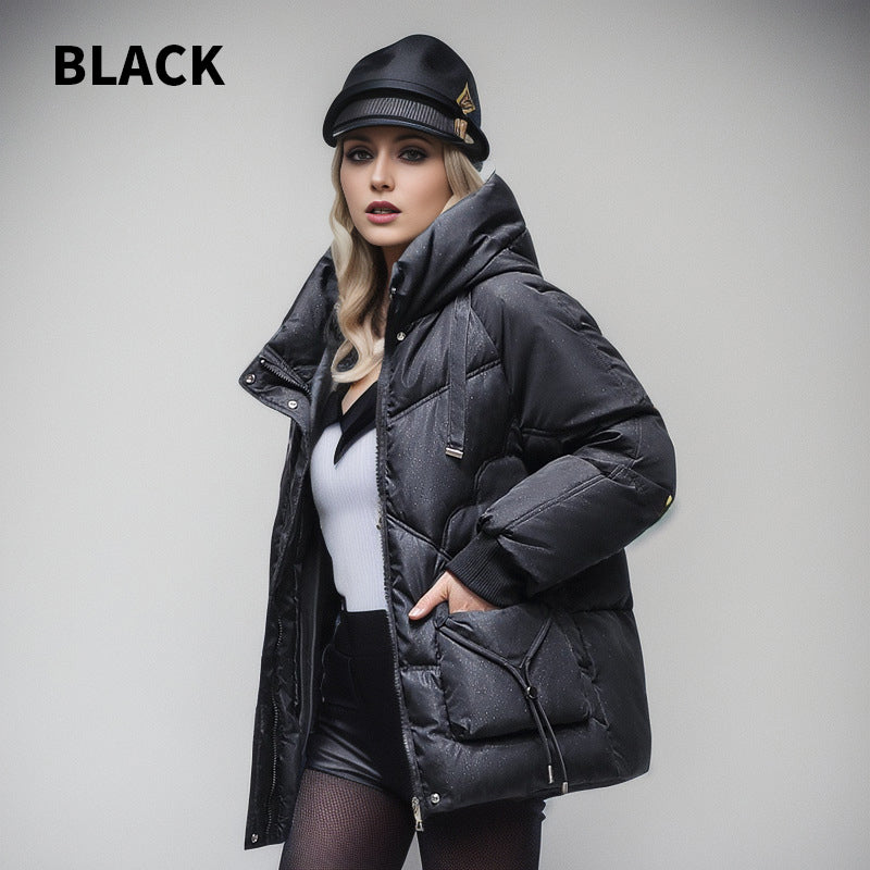 Warme, leichte Winterjacke für Damen