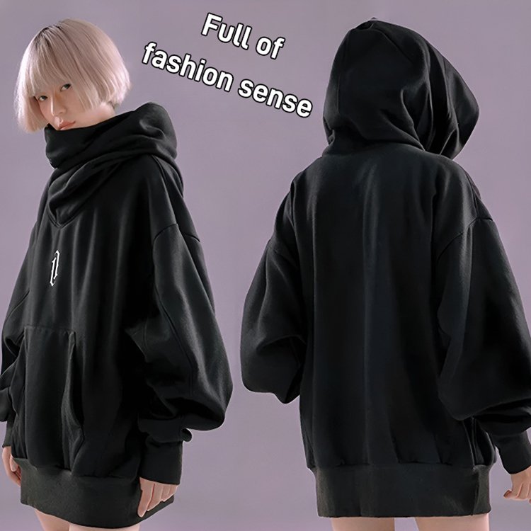 [Perfektes Geschenk] Übergroße Unisex-Hip-Hop-Kapuzenpullover für den Herbst